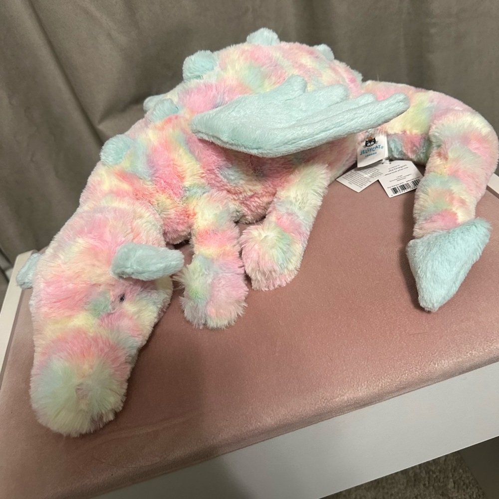 BNWT Large Jellycat Lazulia Dragon- SOLD!